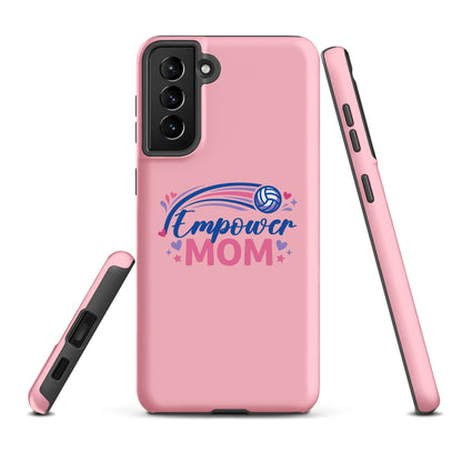 Tough Case for Samsung® | Empower Volleyball Club | Mom Crest Logo