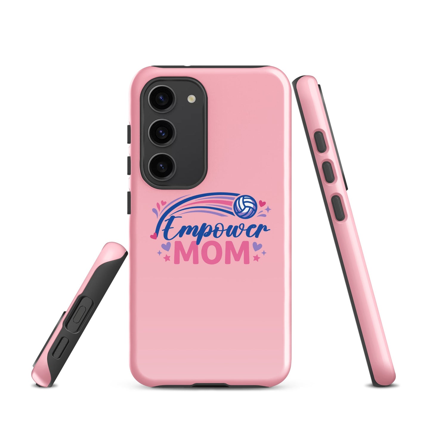 Tough Case for Samsung® | Empower Volleyball Club | Mom Crest Logo