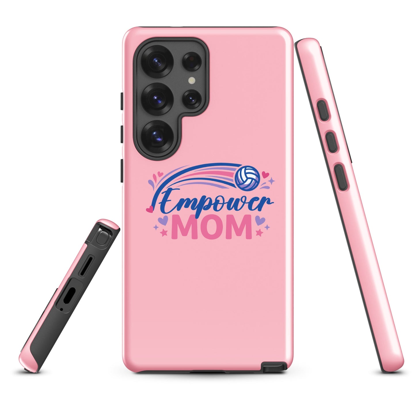 Tough Case for Samsung® | Empower Volleyball Club | Mom Crest Logo