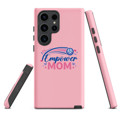 Tough Case for Samsung® | Empower Volleyball Club | Mom Crest Logo