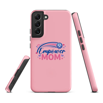Tough Case for Samsung® | Empower Volleyball Club | Mom Crest Logo