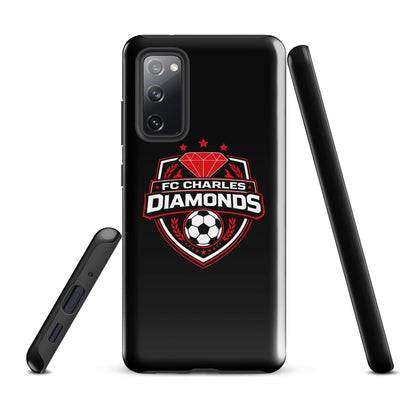 Tough Case for Samsung® | FC Charles: Diamonds | Shield Logo