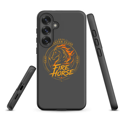 Tough Case for Samsung® | Fire Horse Masters | Crest Logo