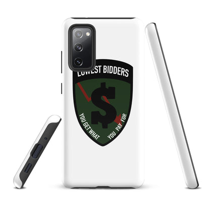 Tough Case for Samsung® | The Lowest Bidders | Shield Logo