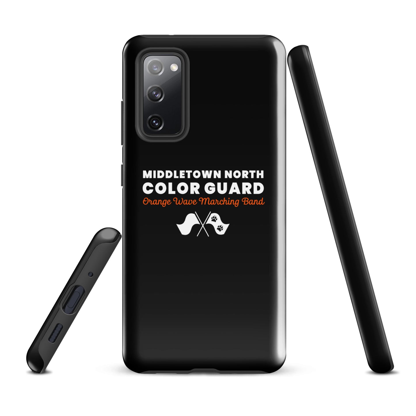 Tough Case for Samsung® | Orange Wave Marching Band | Modern Script Logo