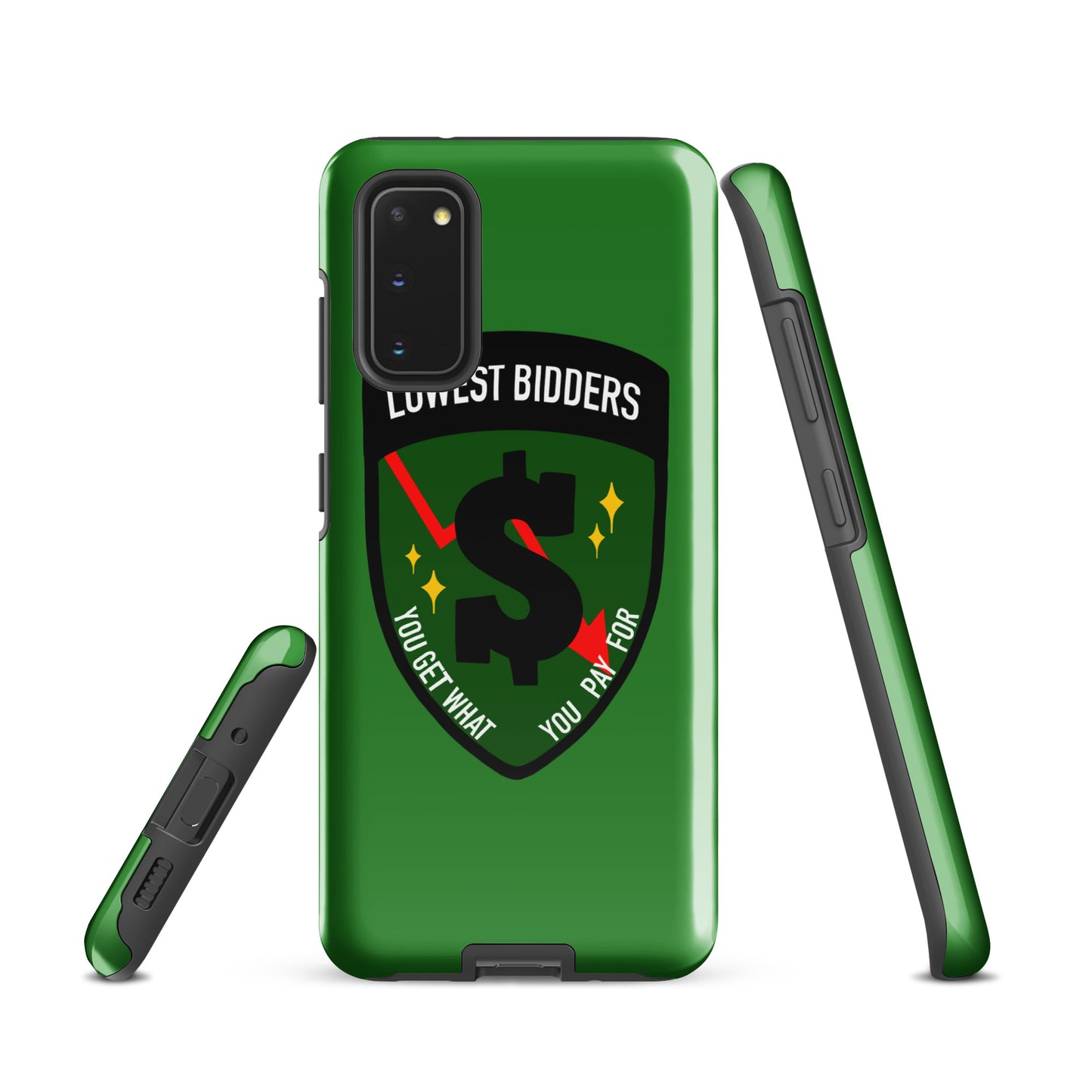 Tough Case for Samsung® | The Lowest Bidders | Emblem Logo