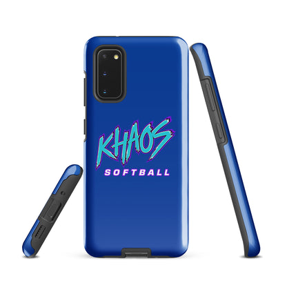 Tough Case for Samsung® | Khaos Softball | Atlhetics Logo