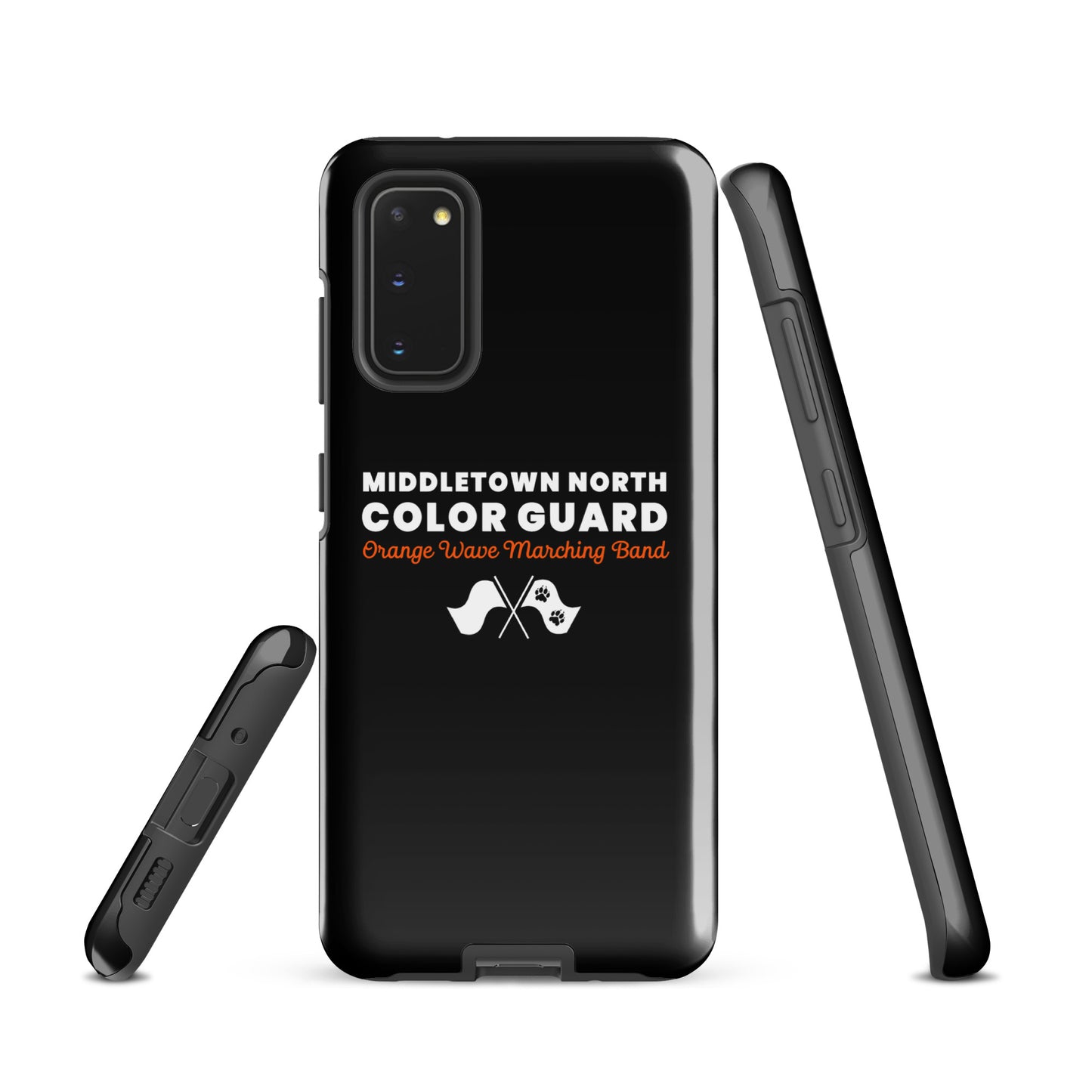 Tough Case for Samsung® | Orange Wave Marching Band | Modern Script Logo