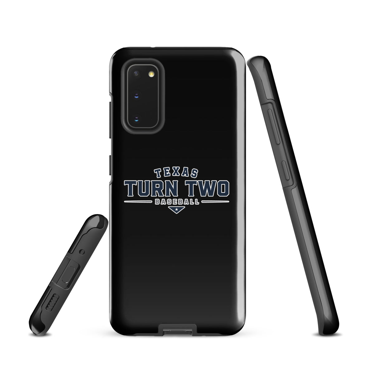 Tough Case for Samsung® | Texas Turn Two Baseball | Modern Script Logo