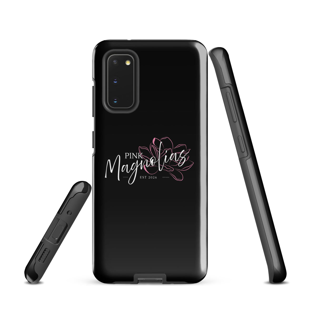 Tough Case for Samsung® | Pink Magnolias Dance | Modern Script Logo