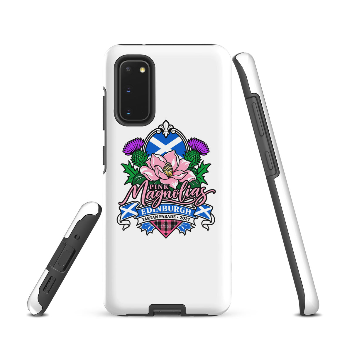 Tough Case for Samsung® | Pink Magnolias Dance | Valor Logo