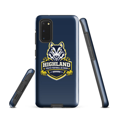 Tough Case for Samsung® | Highland youth football and cheer | Emblem Logo