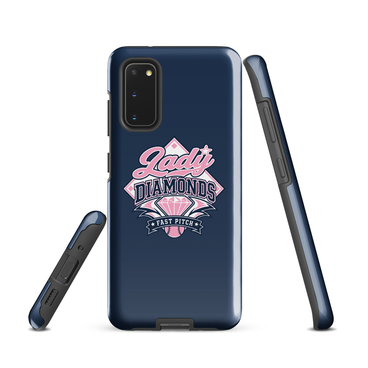 Tough Case for Samsung® | Lady Diamonds | Emblem Logo