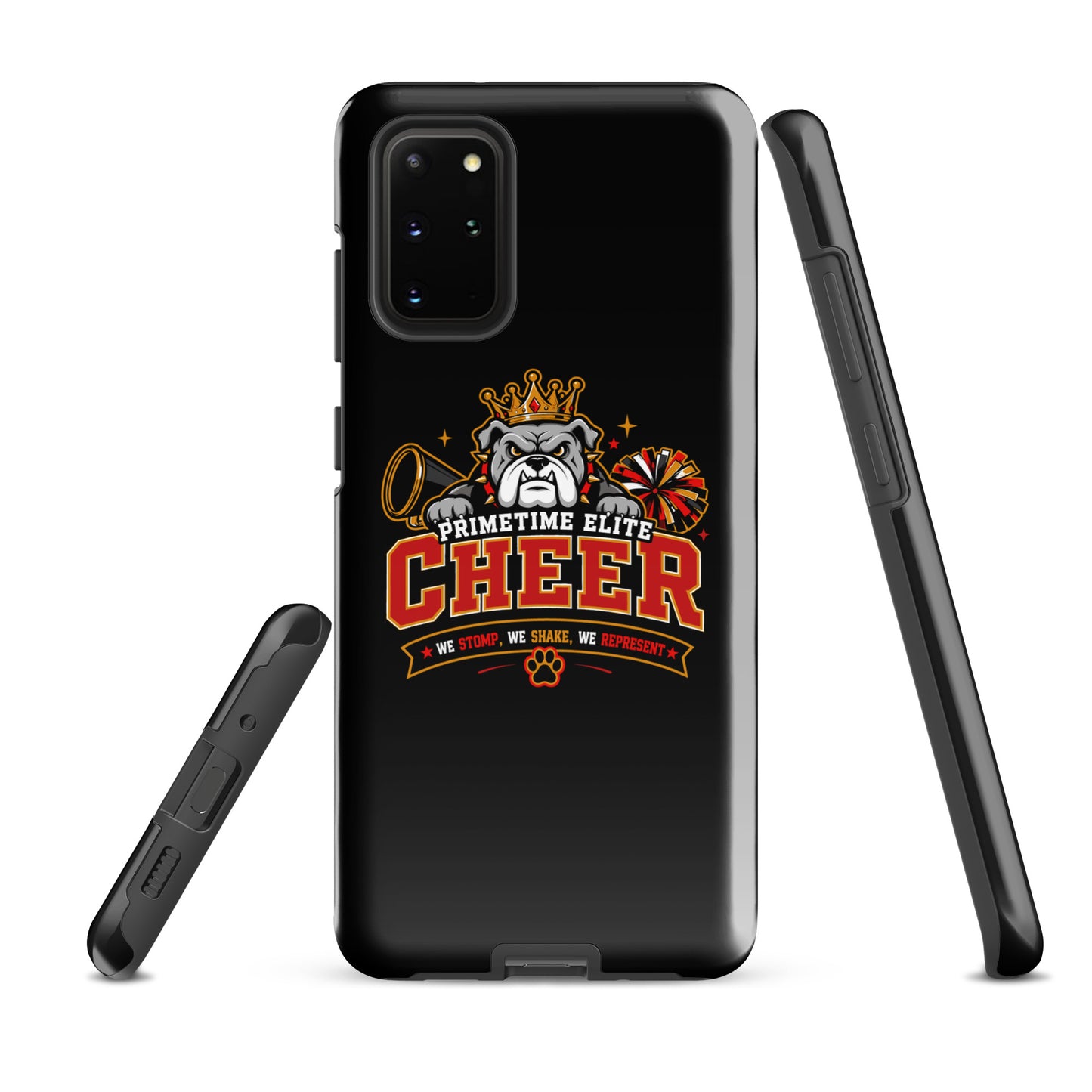 Tough Case for Samsung® | PTE Bulldog Cheer | Crest Logo