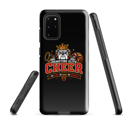 Tough Case for Samsung® | PTE Bulldog Cheer | Crest Logo