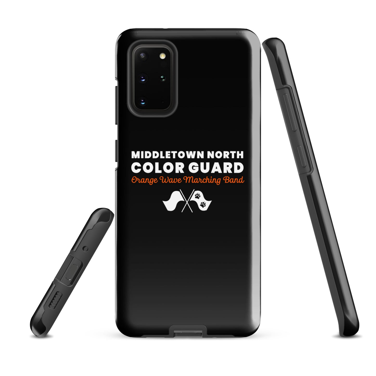 Tough Case for Samsung® | Orange Wave Marching Band | Modern Script Logo