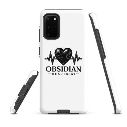 Tough Case for Samsung® | Obsidian Heartbeat | Pulse Athletics Logo