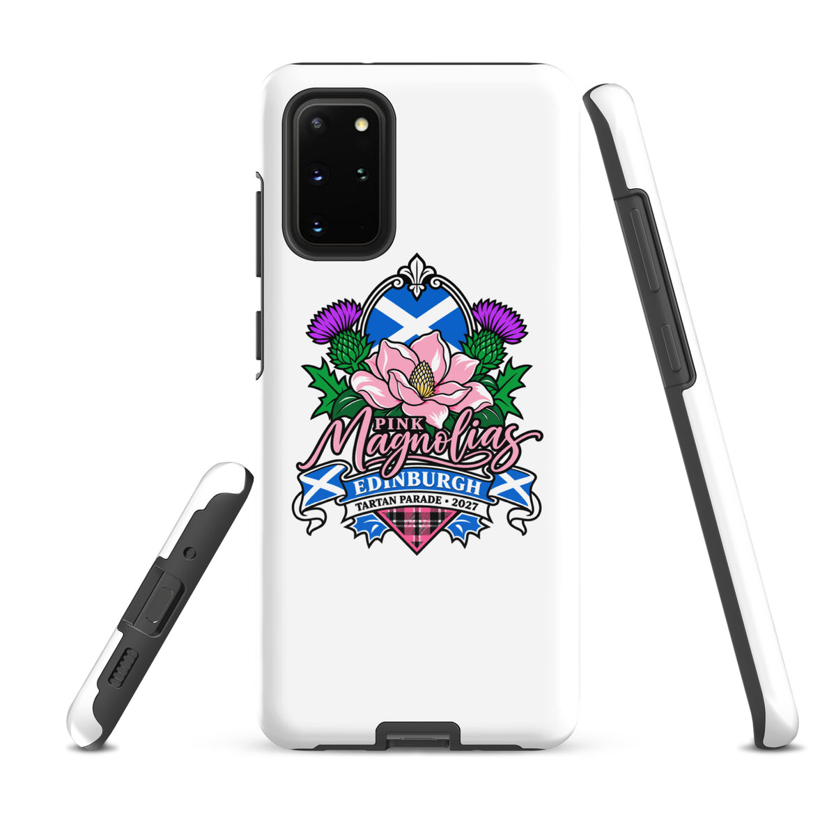 Tough Case for Samsung® | Pink Magnolias Dance | Valor Logo
