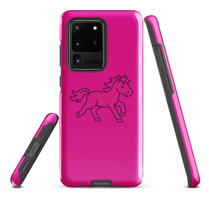 Tough Case for Samsung® | Pink Pony Athletic Club | Mascot Logo