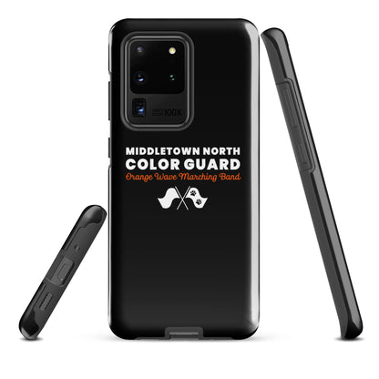 Tough Case for Samsung® | Orange Wave Marching Band | Modern Script Logo