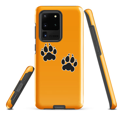 Tough Case for Samsung® | Orange Wave Marching Band | Paw Mark Logo