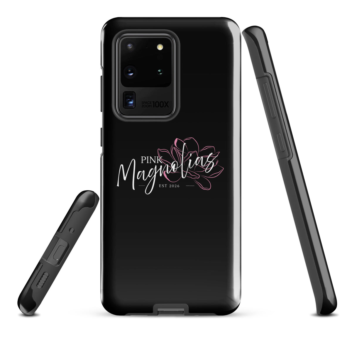 Tough Case for Samsung® | Pink Magnolias Dance | Modern Script Logo