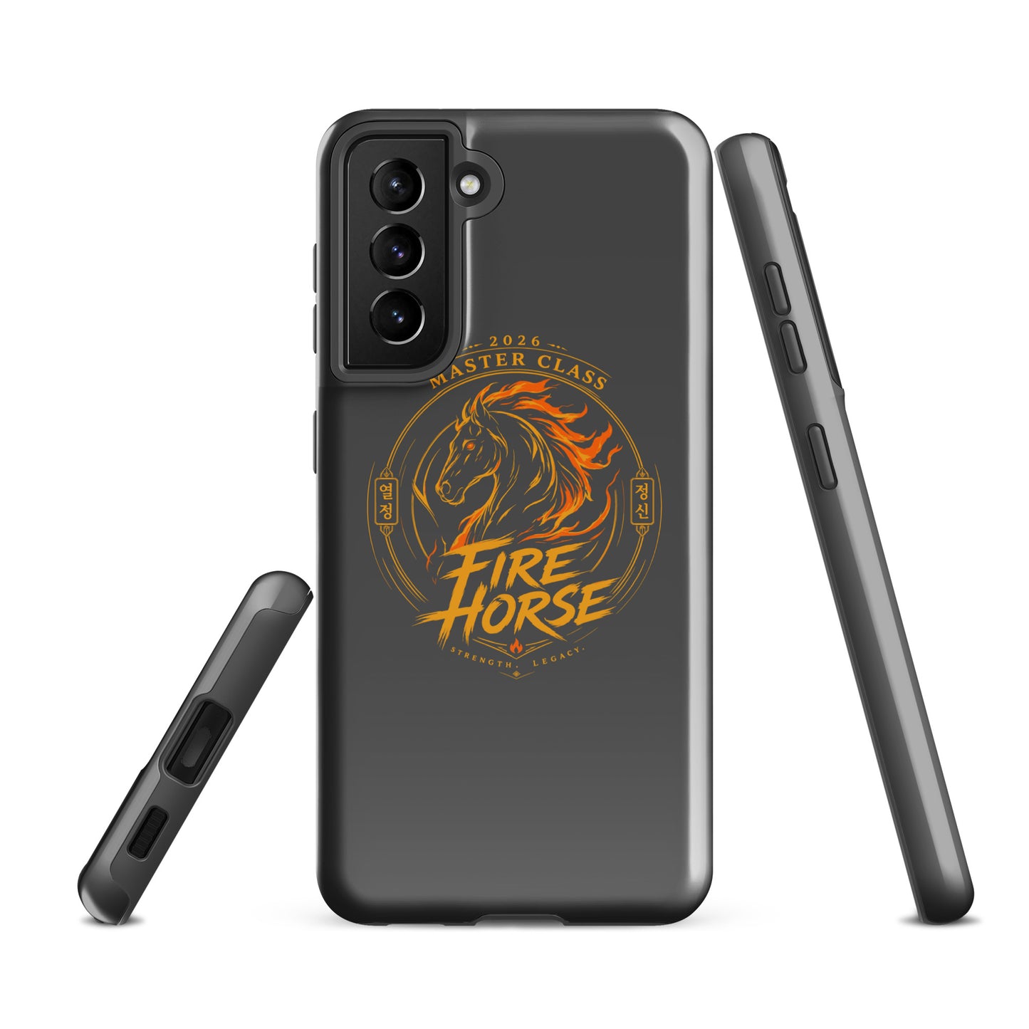 Tough Case for Samsung® | Fire Horse Masters | Crest Logo