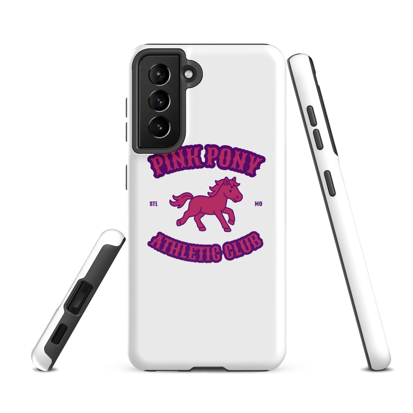 Tough Case for Samsung® | Pink Pony Athletic Club | Crest Logo