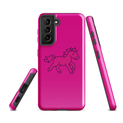 Tough Case for Samsung® | Pink Pony Athletic Club | Mascot Logo