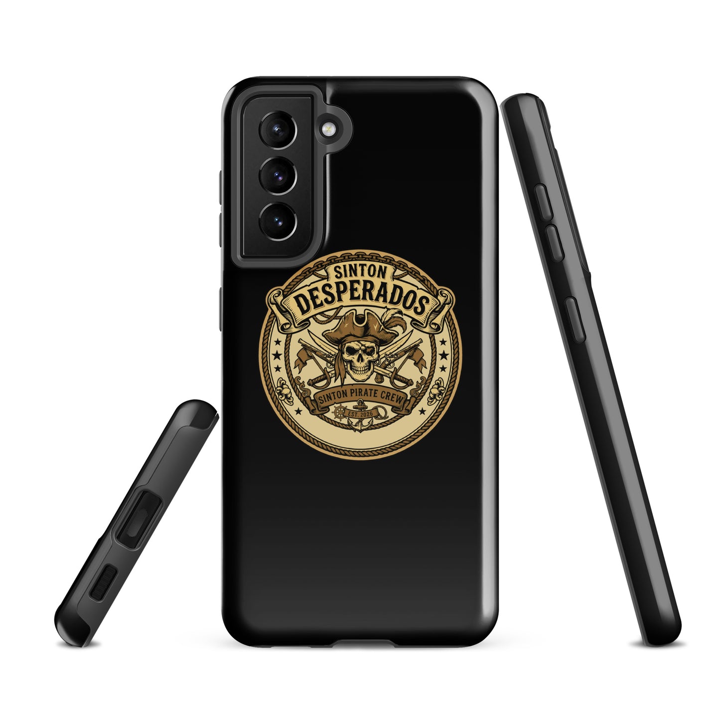 Tough Case for Samsung® | Sinton Desperados Baseball | Badge Logo