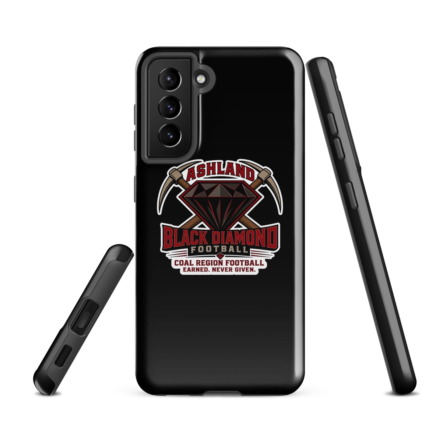 Tough Case for Samsung® | Ashland Black Diamonds | Vanguard Logo