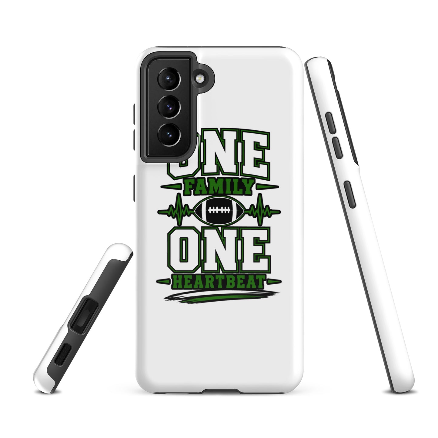 Tough Case for Samsung® | Celina Black Football | Modern Script Logo