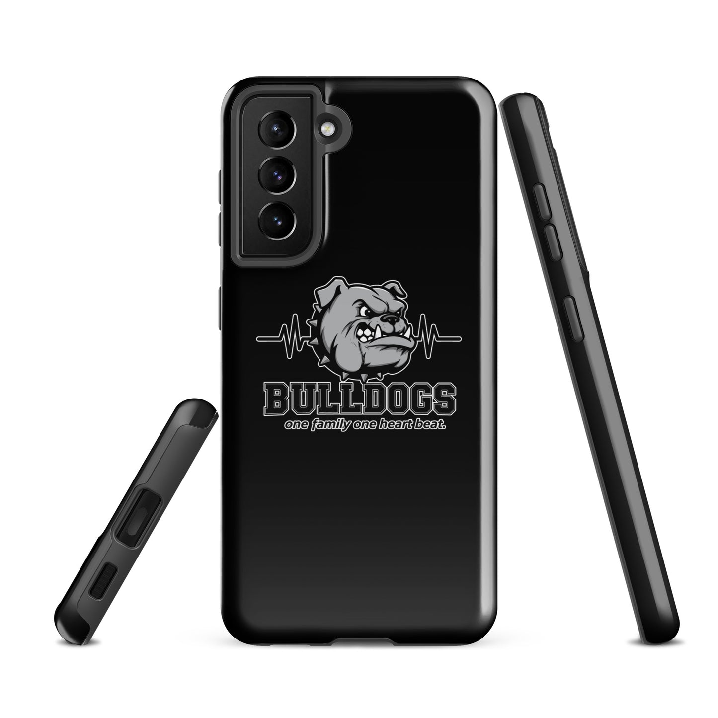 Tough Case for Samsung® | Celina Recreational Football Black | Bulldogs Crest Logo