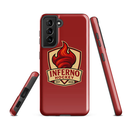 Tough Case for Samsung® | Inferno Hockey | Crest Logo