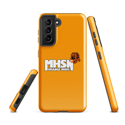 Tough Case for Samsung® | Orange Wave Marching Band | Crest Logo