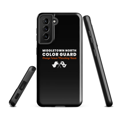 Tough Case for Samsung® | Orange Wave Marching Band | Modern Script Logo