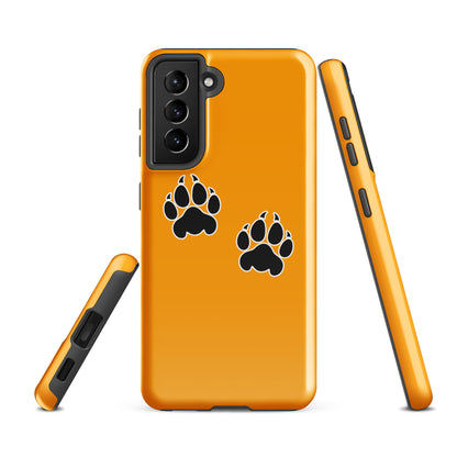 Tough Case for Samsung® | Orange Wave Marching Band | Paw Mark Logo
