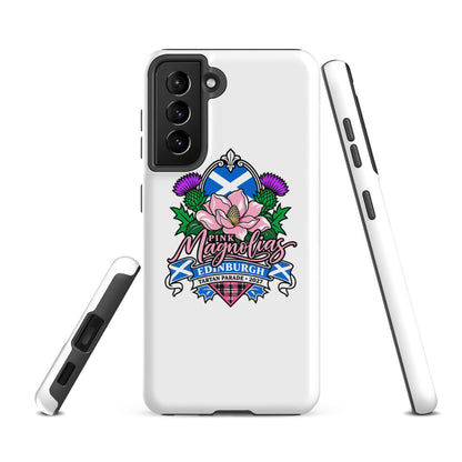 Tough Case for Samsung® | Pink Magnolias Dance | Valor Logo