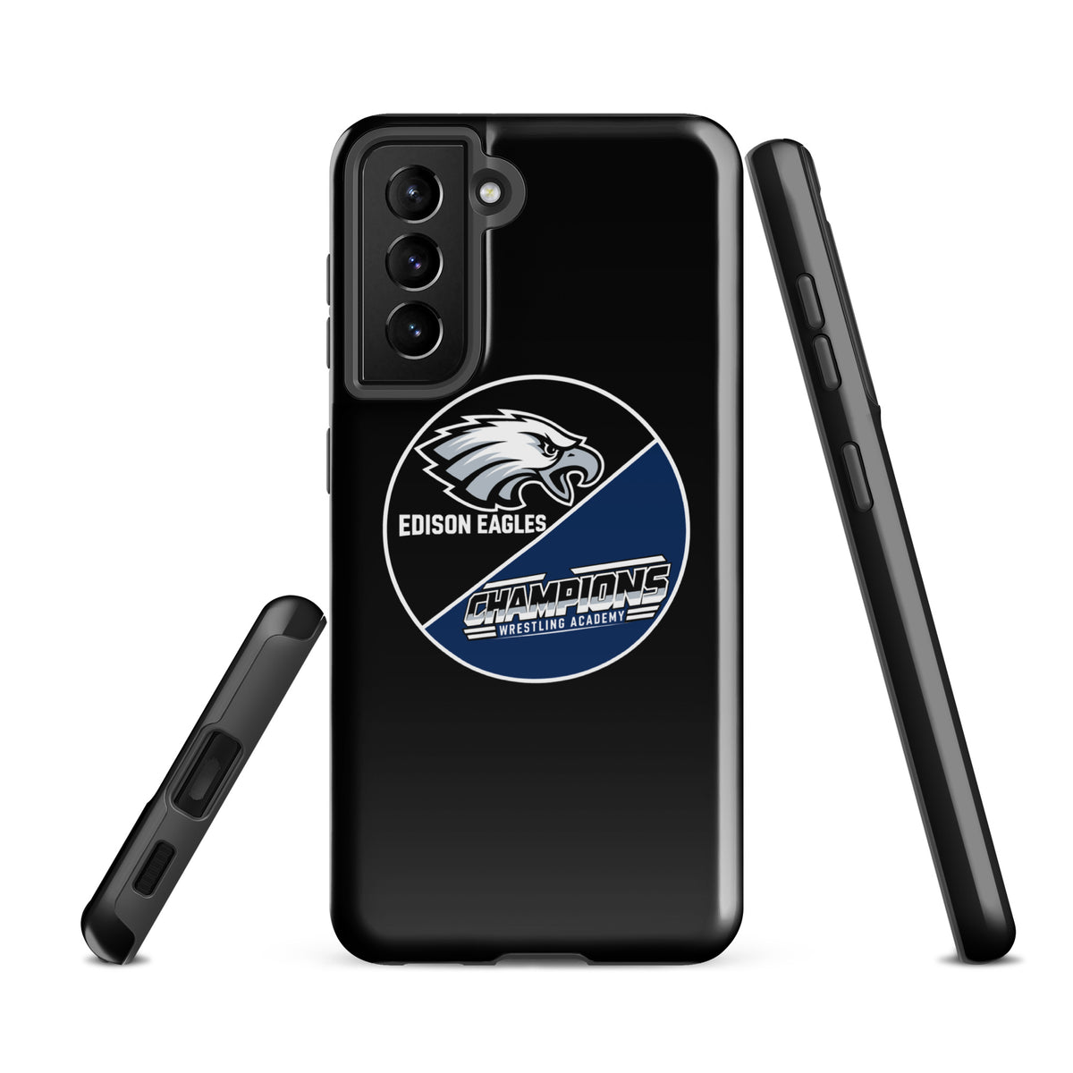 Tough Case for Samsung® | Edison Eagles/CWA Wrestling | Badge Logo