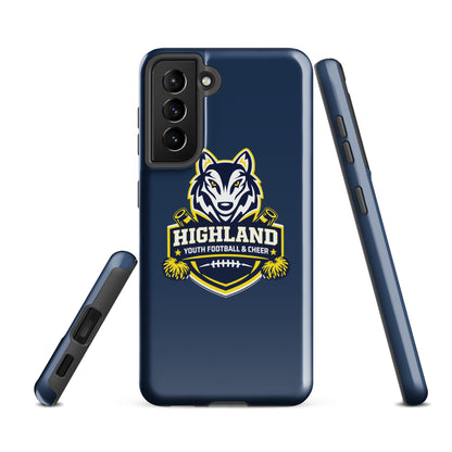 Tough Case for Samsung® | Highland youth football and cheer | Emblem Logo