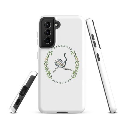 Tough Case for Samsung® | Briardale Ostrich Farm | Crest Logo