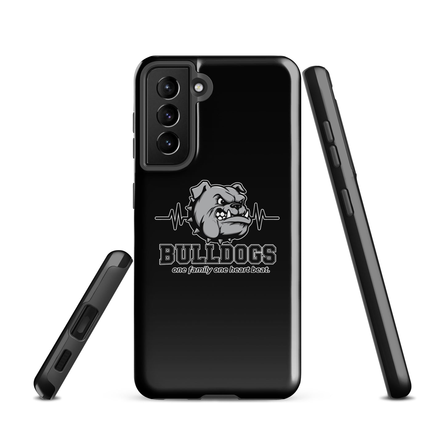 Tough Case for Samsung® | Celina Recreational Football Black | Bulldogs Crest Logo