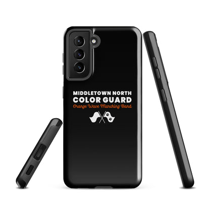 Tough Case for Samsung® | Orange Wave Marching Band | Modern Script Logo