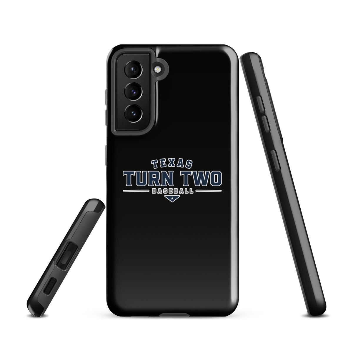 Tough Case for Samsung® | Texas Turn Two Baseball | Modern Script Logo