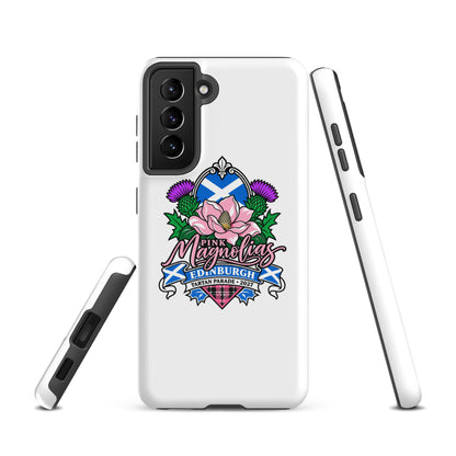 Tough Case for Samsung® | Pink Magnolias Dance | Valor Logo