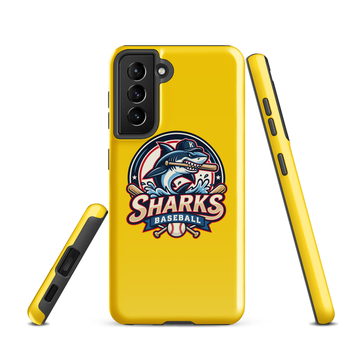 Tough Case for Samsung® | Sharks Diamond Sports | Emblem Logo