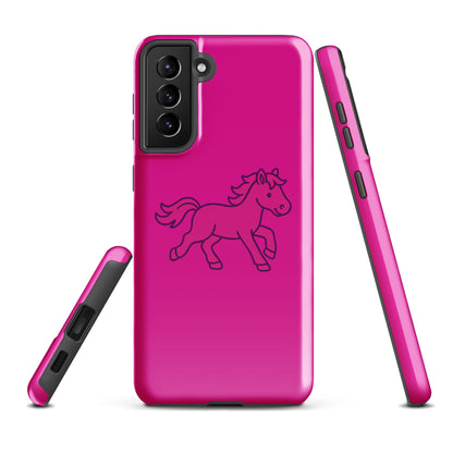 Tough Case for Samsung® | Pink Pony Athletic Club | Mascot Logo