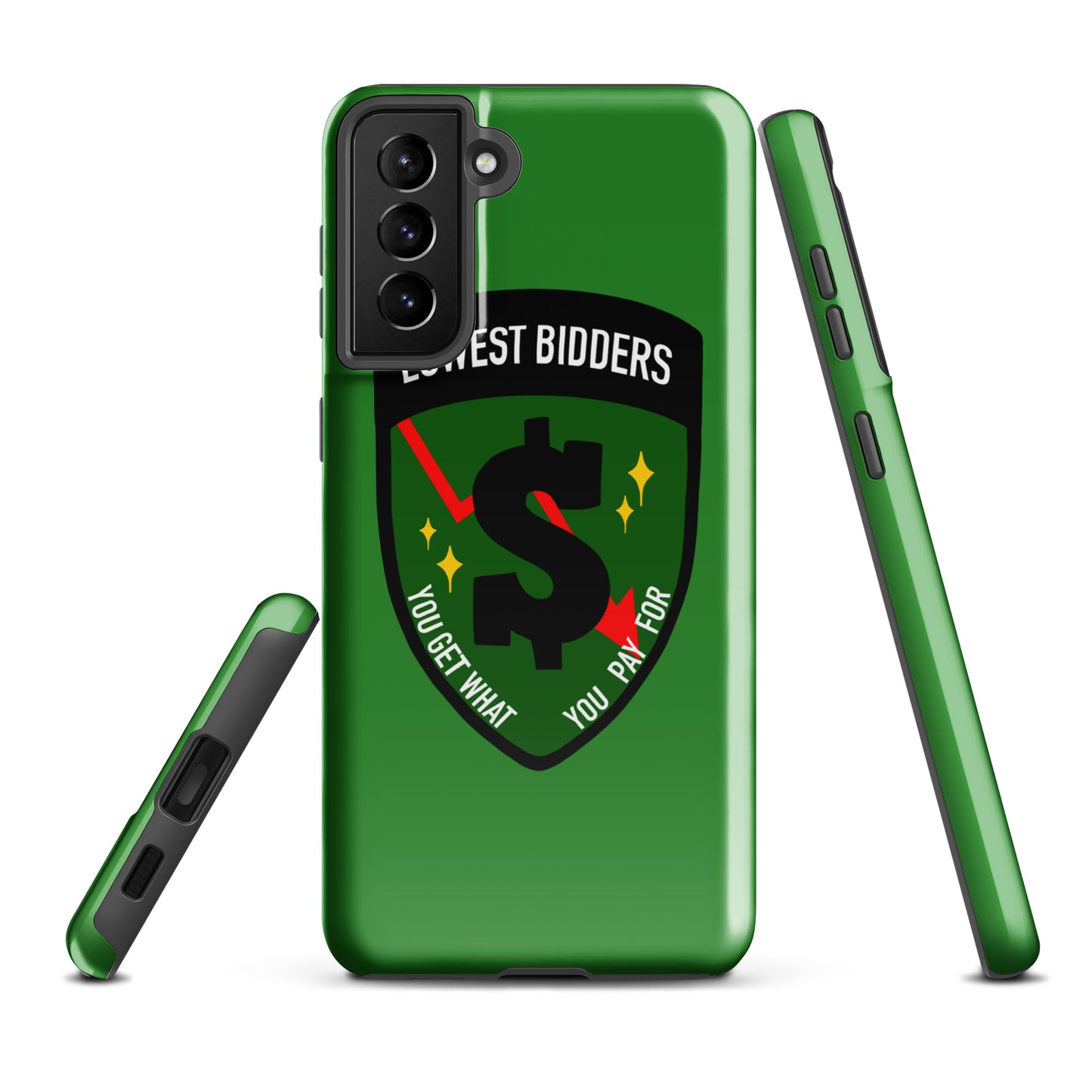 Tough Case for Samsung® | The Lowest Bidders | Emblem Logo