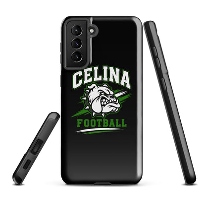 Tough Case for Samsung® | Celina Black Football | Emblem Logo