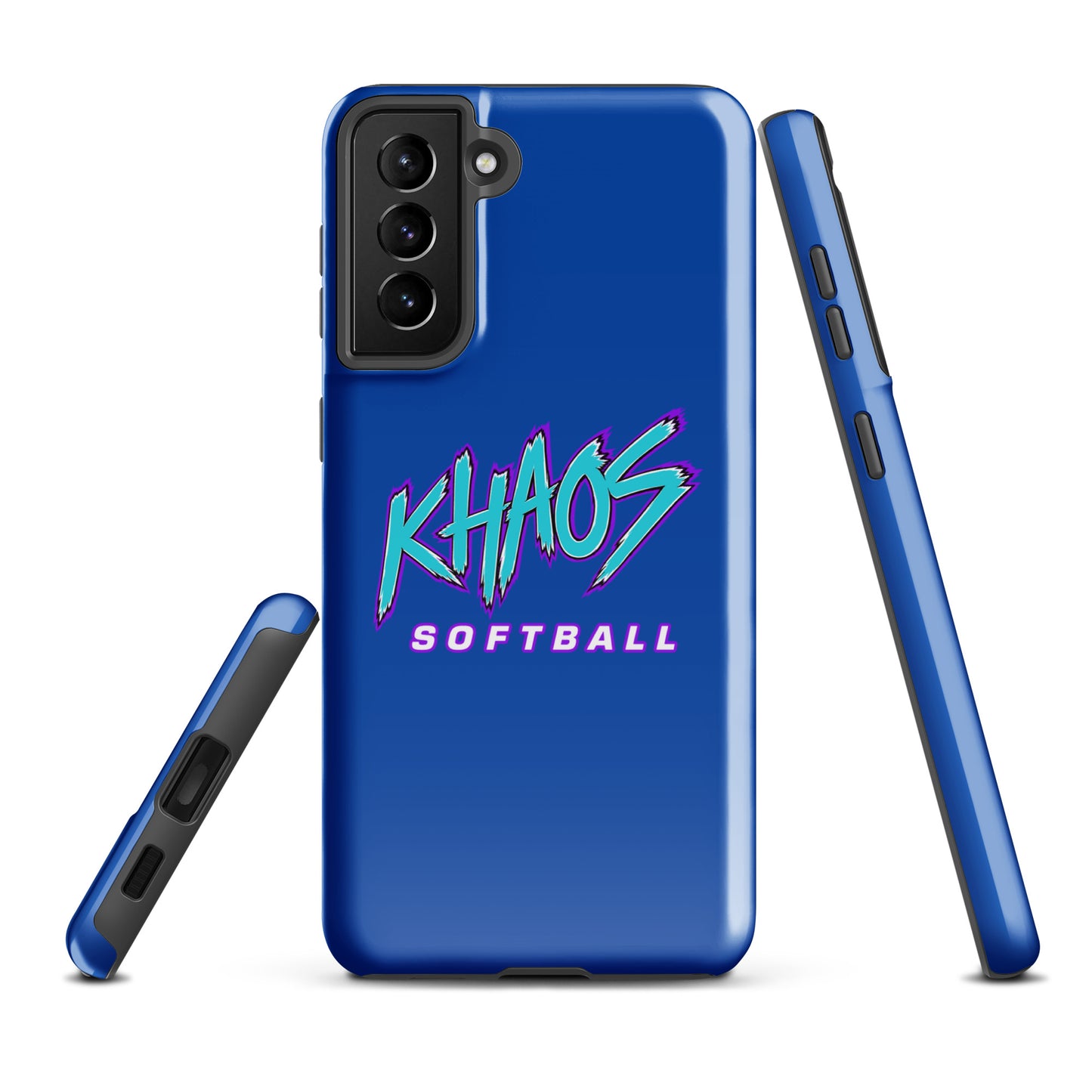 Tough Case for Samsung® | Khaos Softball | Atlhetics Logo